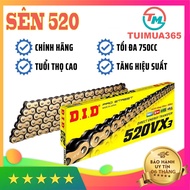 Genuine 520VX3 Yellow D.I.D chain 120 eyes