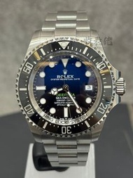 【水中霸王】98新 ROLEX 勞力士 DEEPSEA 136660 BLUE 136660-0005 深潛型 D-BLUE