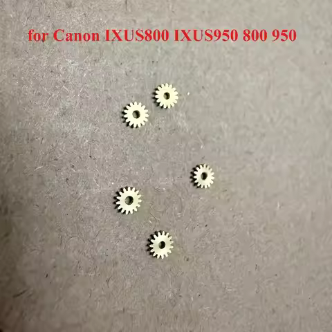 5PCS New All Copper Lens Gear for Canon IXUS800 IXUS950 800 950 Focus Motor Gear Camera Repari Parts