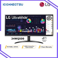 LG 34" 34WQ500 FHD IPS HDR10 100Hz AMD Freesync Ultrawide Monitor