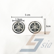 YAMAHA Logo Epoxy XS Size (2pcs)