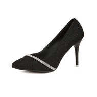 GRIMO Malaysia - Evangeline Highheel Women 9CM Shoes Kasut Tinggi Perempuan Woman Fashion Heels Shoe