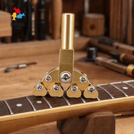 EBINL Guitar Presser, Brass Brass Color Fret Press Tool, Professional Fret Repair Tool For Fret Leve