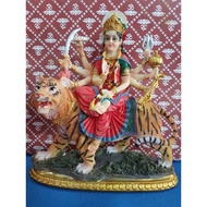 GODDESS DURGA/KALI STATUE/FIGURINES/SCULPTURE/CRAFT 10" COLOUR.
