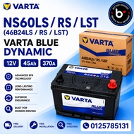 Installation Available 46B24L LS RS Varta Blue Car Battery Bateri Kereta Waja Vios Civic Almera NS60