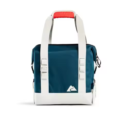 24-Can 14 qt Soft-Sided Folding Cooler with Built-in Bottle Opener, Teal Lightweight, Leakproof, Ins