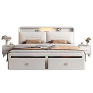 Storage Solid Wooden Bed Frame SingleQueenKing Bed Nordic Bed Frame Storage Drawers Bed Frame