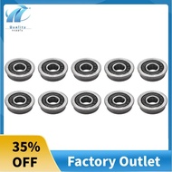 10Pcs F695-2RS Bearing 5X13X4mm Flanged Miniature Deep Groove Ball Bearings F695RS for VORON Mobius 