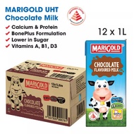 Marigold UHT Chocolate Milk - Case (12 x 1L)/Marigold UHT Malt Milk (6 x 200ml)