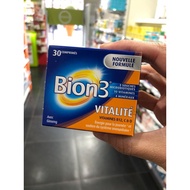 法国本土版bion3成人vitalite新品疲劳综合复合维生素30粒French native version bion3 adult vit20260114