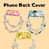 [SG] Phone Case Holder Labubu SP Skullpanda Stitch Dimoo Sweetbean Bag Strap Molly Phonestrap Bead P