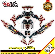 Decal Supra X 125 R Modif Keren Stiker Supra X 125 R Full Body Striping Supra X 125 R Variasi Keren