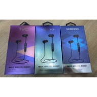 OPPO/VIVO/SAMSUNG Sport Bluetooth Earphone Magnetic Wireless earphones Stereo Earbuds Music Metal He