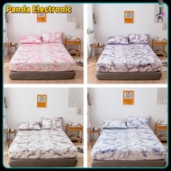 Limited-time offer!! Marble Bed Dust Cover Mattress Protective Case Fitted Sheet Cover Queen Size Bedclothes Protect