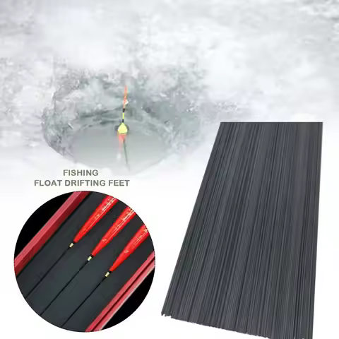 10pcs 60cm Fishing Float Drifting Feet Drift Tail Carbon Fishing Float Top Fishing Bobber 0.8mm~1.5m
