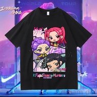 2025 KPop Demon Hunters Movie Tshirt HUNTRIX Fashion Print Tshirt Unisex Tshirt Adult &kids Cotton S