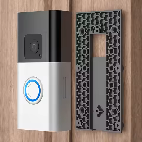 For Ring Doorbell Holder No Drill Video Doorbell Accessories For Ring Holder Home Improvement Door H