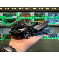 Bmw I8 Super Car Model Rastar 1: 24 Scale Black