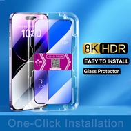 One-click Installation Tempered Glass Film For Xiaomi 13 Lite13T Pro 14 Redmi Note 13 Pro Plus + 5G 12s 7 8 9 10 11 12 Pro Plus Redmi 13C 12C 9T 11s 10s 9s Poco X6 Pro F5 Pro