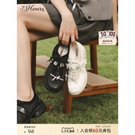 73hours Women's Shoes Slightly Sweet Mark Autumn New Style Ballet Style Thick-Soled Daddy Shoes Wome