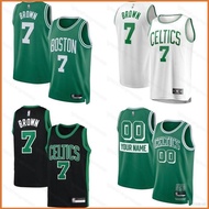 2022 NBA Jersey Boston Celtics No.7 Brown Classic Jersey Sports Vest Commemorative Edition Plus Size