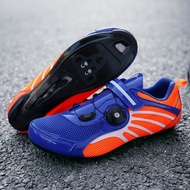 Speed Cycling Shoes Men Women Breathable Self-Locking Cycling Shoes Road Bike Bicycle Shoes Rubber Sole Athletic Racing Sneakers