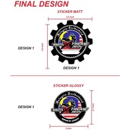 wmoto xtreme 150i brotherhood sticker