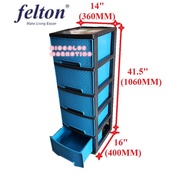 FELTON 5 tiers Storage Cabinet Drawer Wardrobe FDR 293