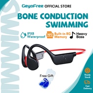 GeyoFree New Swimming Bone Conduction Earphone Headphones 32G Bluetooth Wireless IPX8 Waterproof MP3