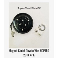 TOYOTA VIOS 2014 NCP150 AIRCOND COMPRESSOR MAGNET CLUTCH