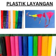 READY Plastik Layangan Tebal 1 Rol, Plastik Layang Warna Warni, Plastik PE
