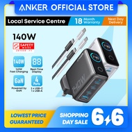 Anker Charger 140W PD 3.1 Fast Charging 4-Port GaN USB C Charger Foldable Laptop Charger B2697