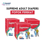 Supreme Adult Diapers Unisex Adhesive Adult Diapers - M/L/XL