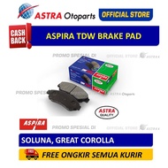 Brake Pad Aspira TDW untuk Mobil: SOLUNA GREAT COROLLA