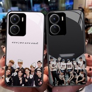 XI44 EXO Kpop Glass Case for VIVO Y56 Y36i Y36 iQOO Z9X Y16 Y27S U5X Y15S Y01 Y15A Y17S 5G HD