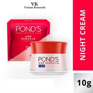 PONDS Age Miracle Night Cream 10gr - Ponds Pelembab Age Miracle Malam