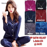 Piyama Wanita Zamzam0525 PP Piyama Satin Polos Keren
