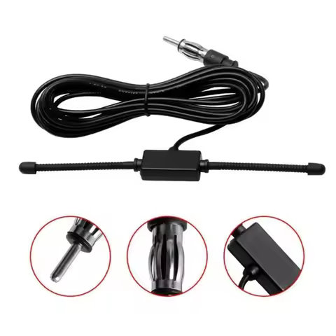 Car FM Antenna Car Dipole Antenna Boat Stereo AM FM Glass Antenna Radio Antenna Car Stereo Antenna A