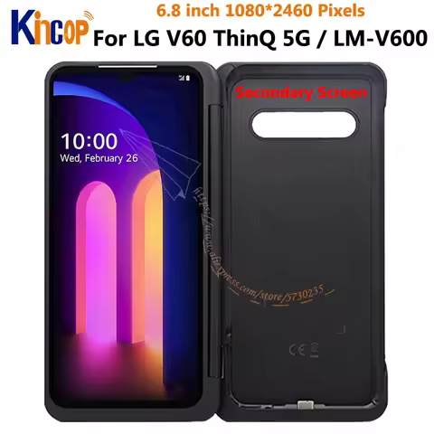 For LG V60 ThinQ 5G LCD Dual Screen Display Touch Screen Digitizer For LG V60 LCD For LG LMV600EA lc