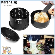 KA Cheese Raclette Fondue Pot, Solid Wood Handle Iron+wood Ice Cream Chocolate Melting Hotpot, Practical Mini Non Stick Baking Tray Coffee Stove Student