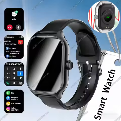 New Sports Smartwatch 2026 Bluetooth Call Monitoring Men Smart Watch Connect Phone Women Fitness Cal