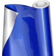 VViViD 5D High Gloss Blue Epoxy Carbon Fiber Automotive Vinyl Wrap Film Roll (1.5 Foot by 5 Foot)