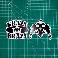 KRAZY BRAZY STICKERS