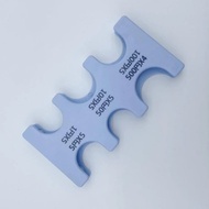 Colourful Portable Lost-proof Plastic Coin Clip Organizer Japanese Currency Sorting Travel Coin Mone