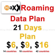 M1 Maxx  Roaming Data | Add-On | 1GB Data |  Roaming | Recharge |  21 Days | Roaming Plan | Maxx