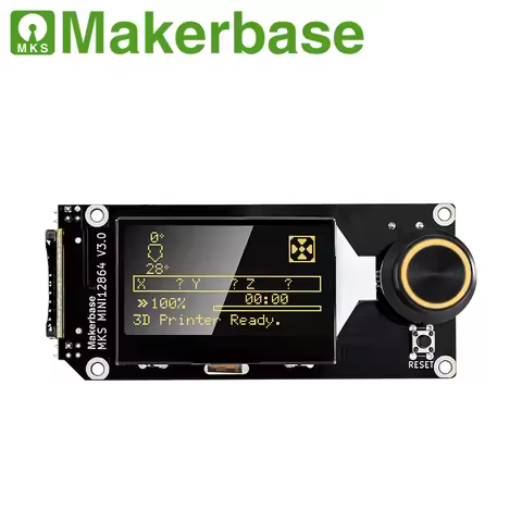 Makerbase MKS MINI12864 V3 Insert SD Card Front LCD Smart Display Screen 3D Printer Parts MKS SKR VO