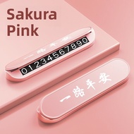 Glicey Galaxy L7L6L8E5 Temporary Parking Number Plate Car Parking Sign Night Glow Hidden Norway Lice