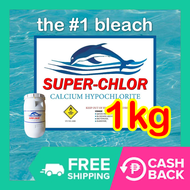 1kg CHLORINE GRANULES for Bleach Antiseptic Whitening Clothes Laundry Cleaning Deep Well Disinfectant Sanitizer Swimming Pool Water Tank Soap 1kg 40kg Bag Drum Liquid Tablet Clorine Calcium Hypochloride Hypochlorite Hypoclorite Zonrox Clorox