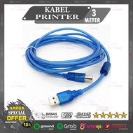 Printer Cable USB A to Bbiru Length 300CM / 3m 3 Meter/ - USB 2.0 A to B High Quality !!