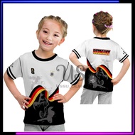 Germany Kids Football Shirt - German Kids T-Shirt - Custom Name German Supporter Jersey
